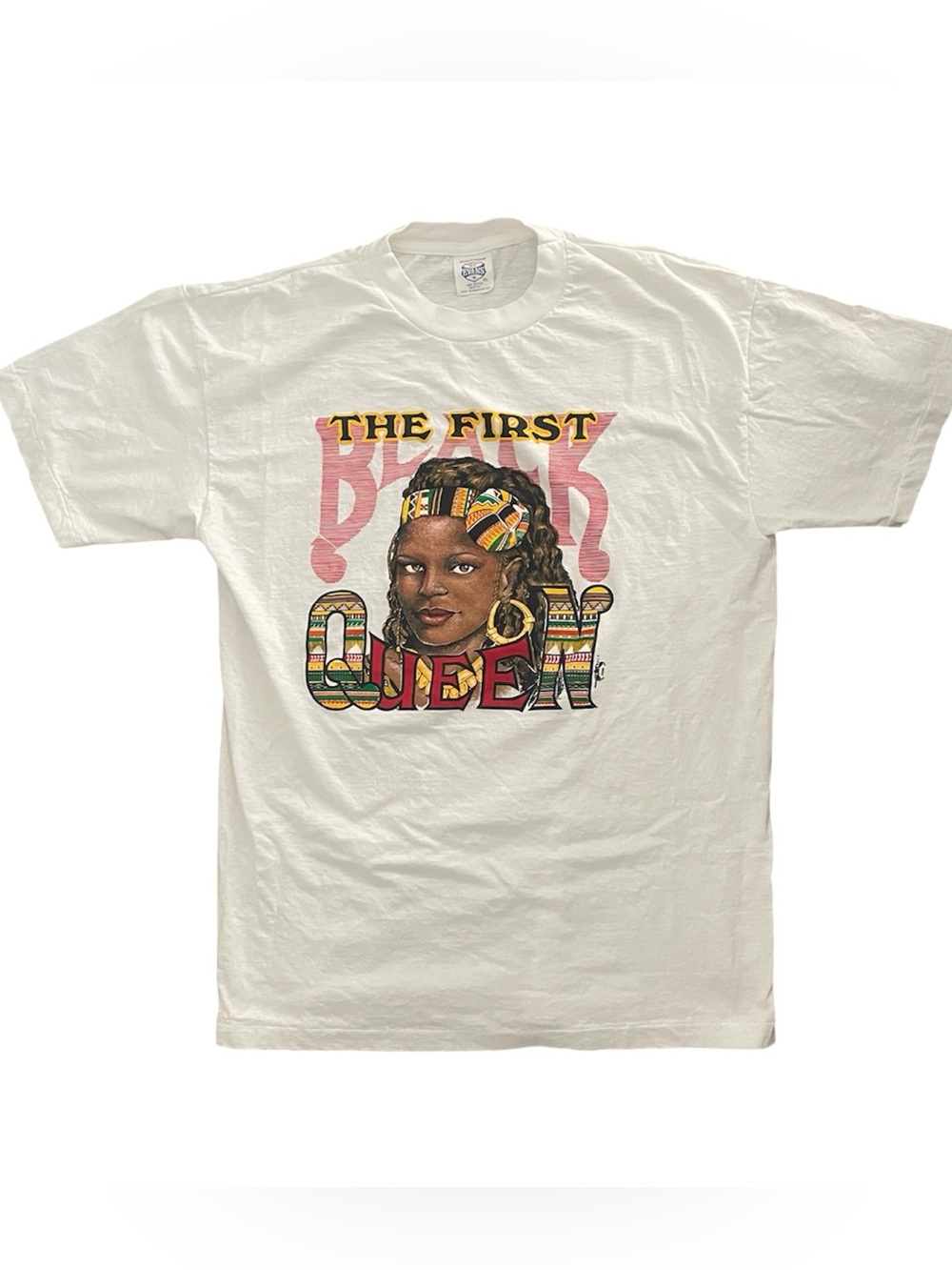 Vintage 90s The First Black Queen shirt